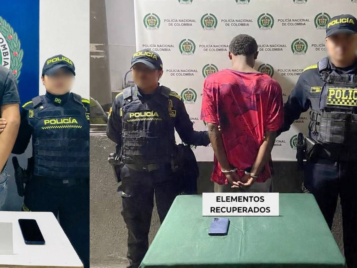 Capturados tres presuntos delincuentes y la recuperación de igual número de celulares