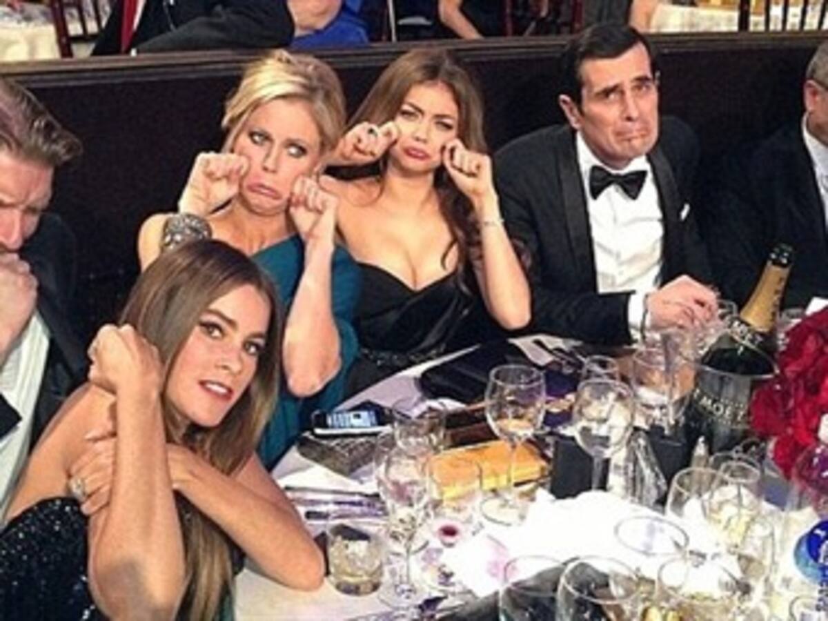 Sofía Vergara y sus compañeros de Modern Family tristes por no ganar el Globo de Oro