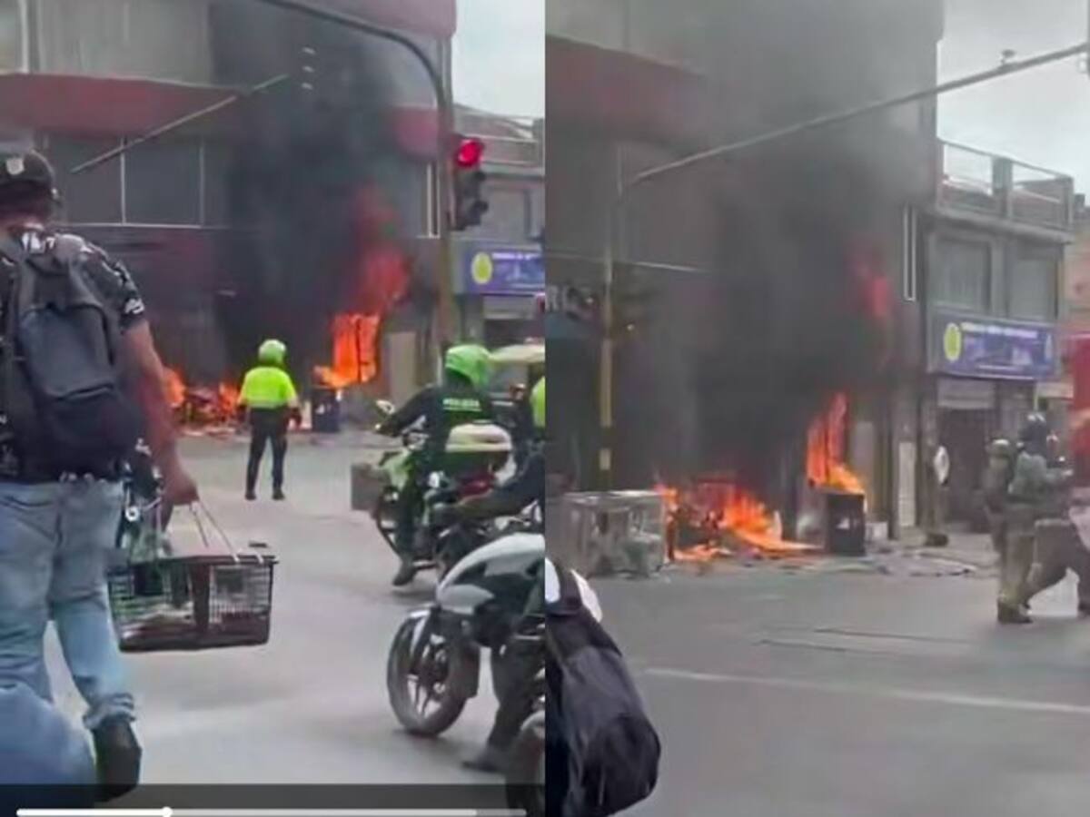 Bogotá: Incendio en fábrica de pinturas en Kennedy dejó una persona herida