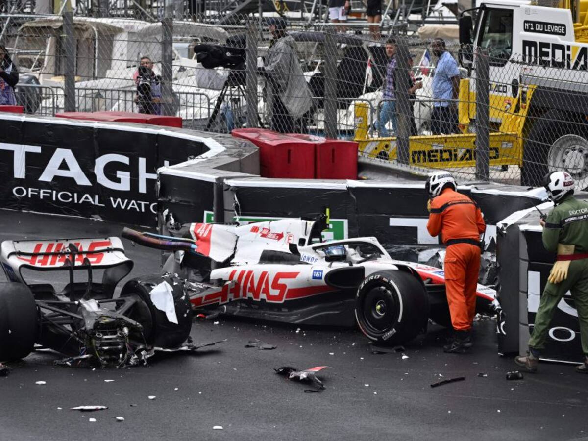 Mick Schumacher sufrió fuerte accidente en el GP de Mónaco
