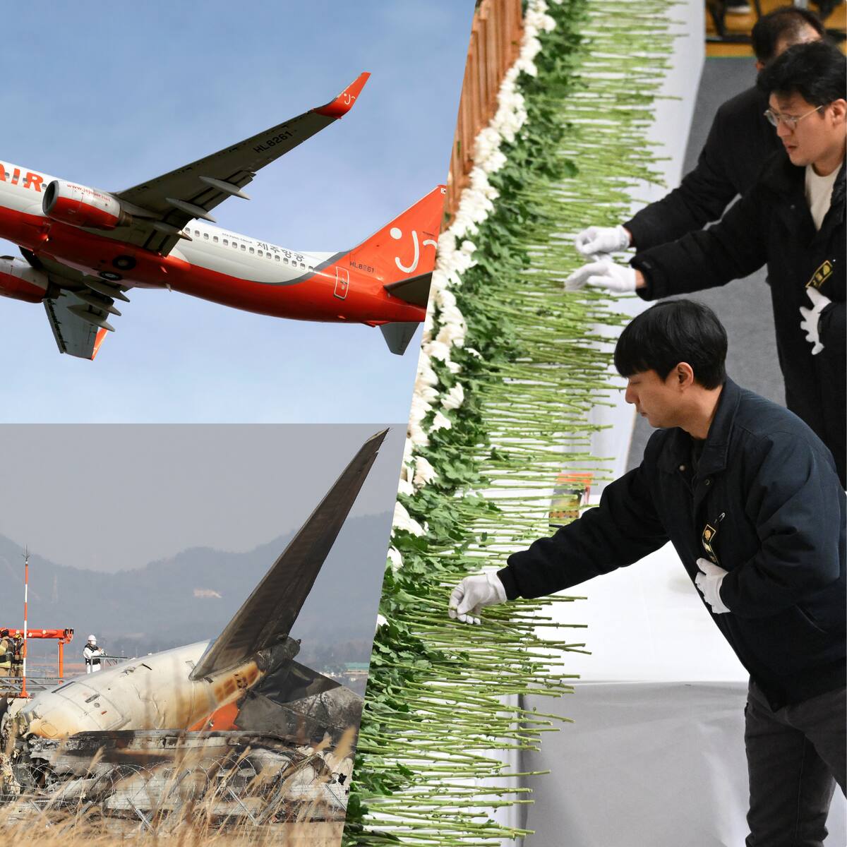 Aerolínea Jeju Air reporta 67.000 cancelaciones tras accidente en Corea del Sur