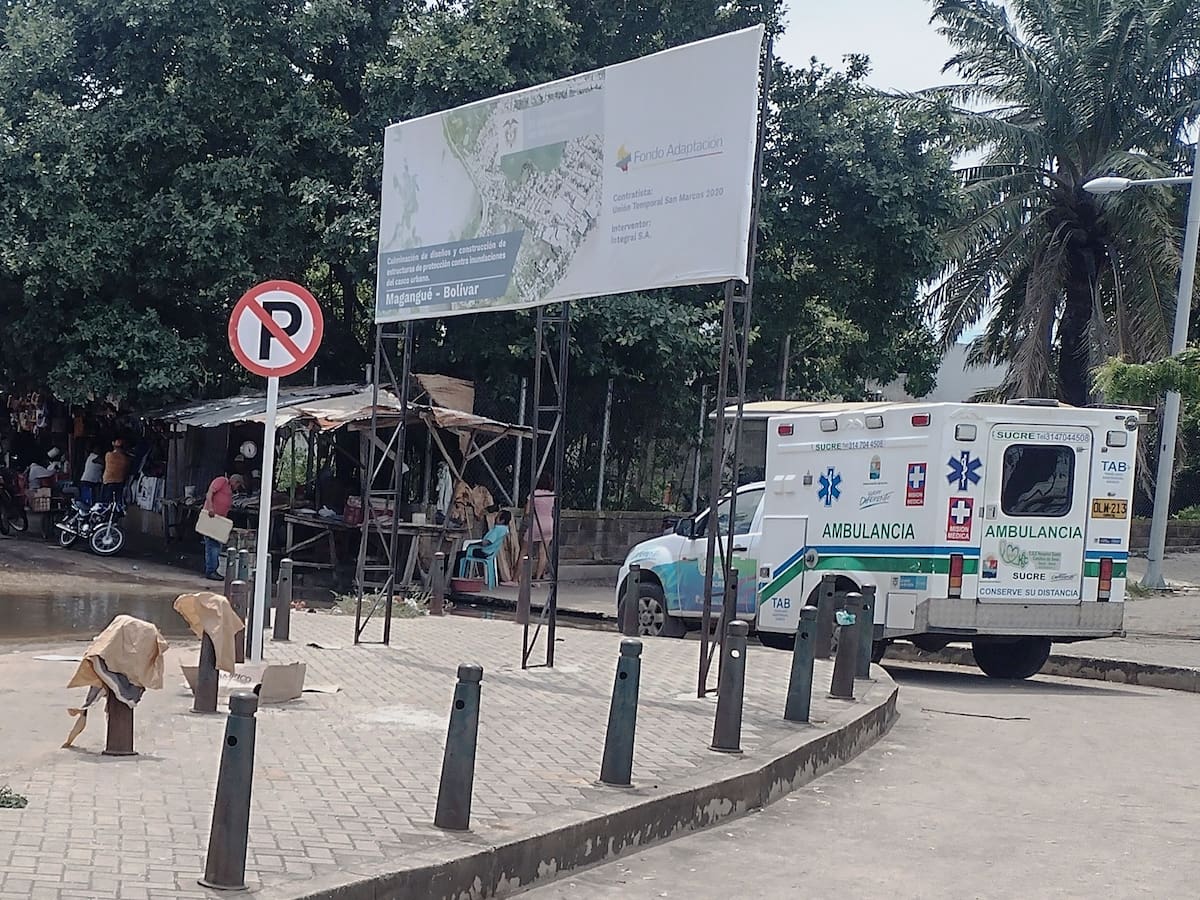 Guardián del Inpec resultó herido con un arma de fuego dentro de la Cárcel de Magangué