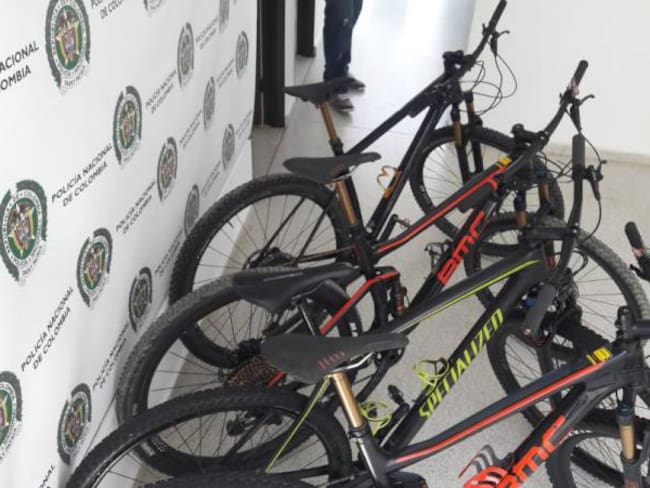 Bicicletas hurtadas en la Leyenda del Dorado fueron recuperadas