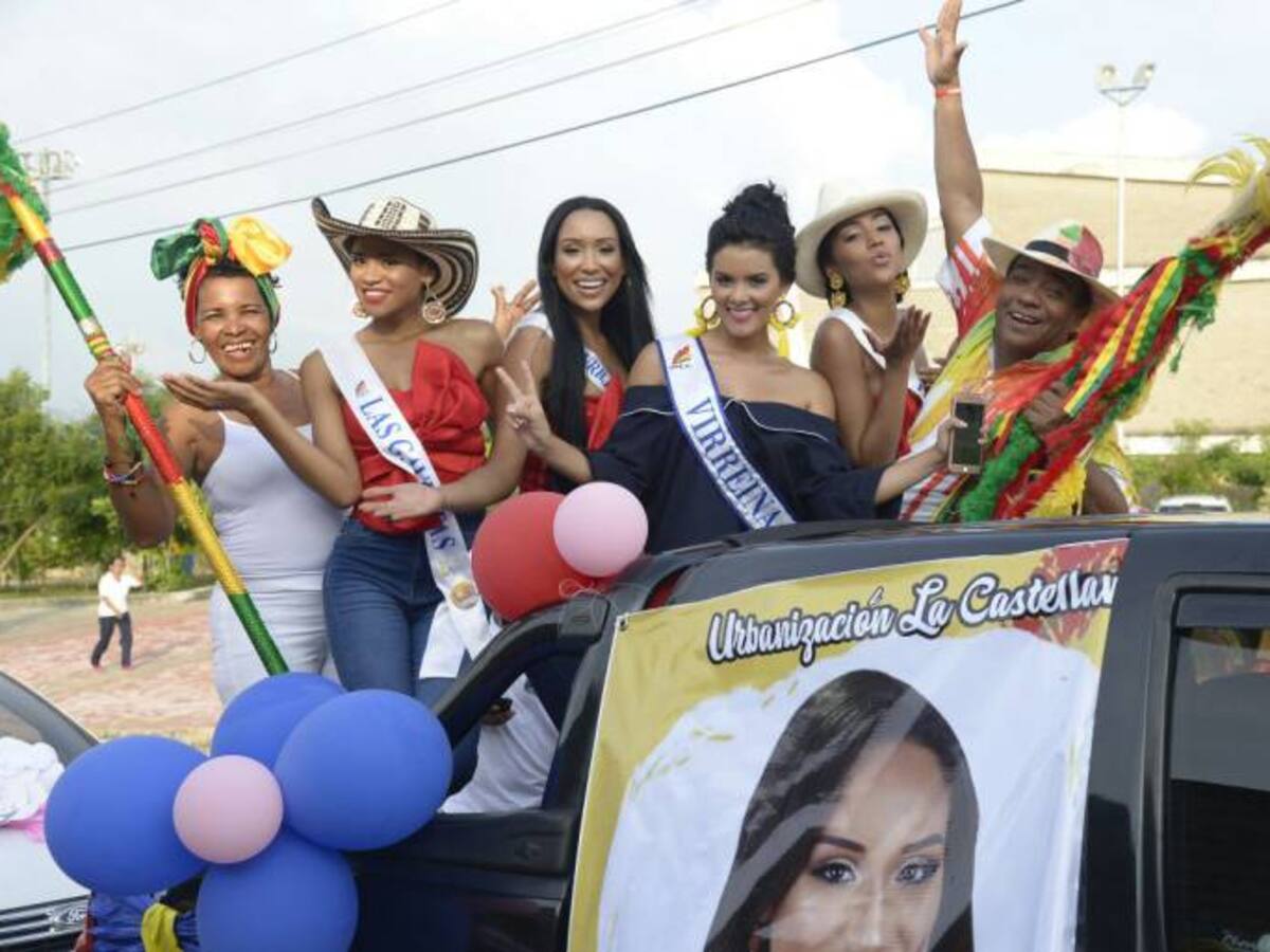 Candidatas al Reinado de Independencia 2017 recorrieron las tres localidades de Cartagena