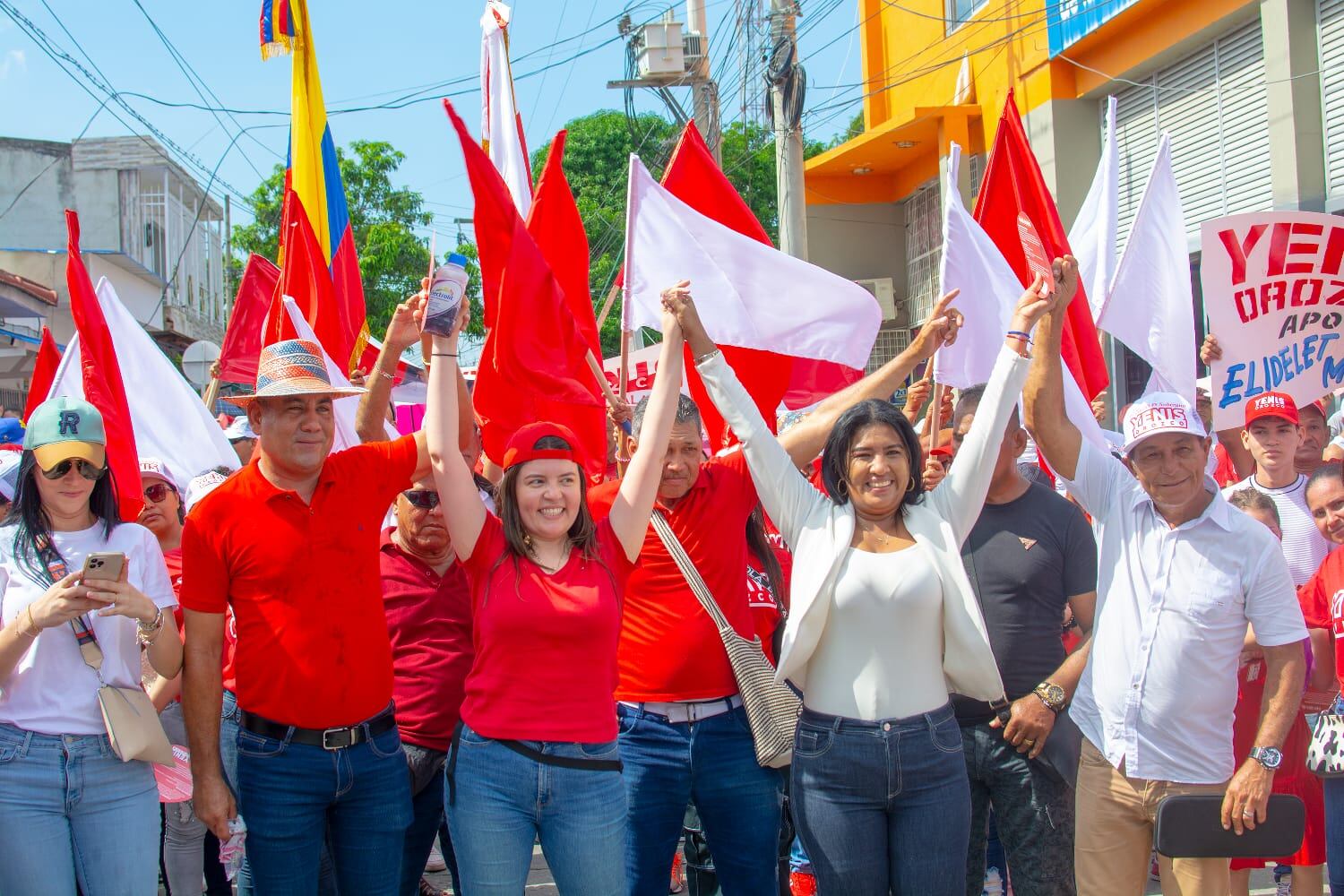 Yenis Orozco, candidata a la Alcaldía de Malambo está bajo la lupa del CNE. /Redes Sociales
