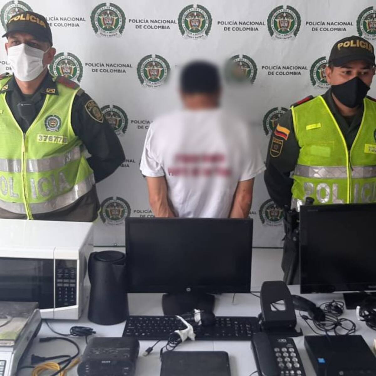 Capturan presunto ladrón de un Centro de Desarrollo Infantil de Villamaría