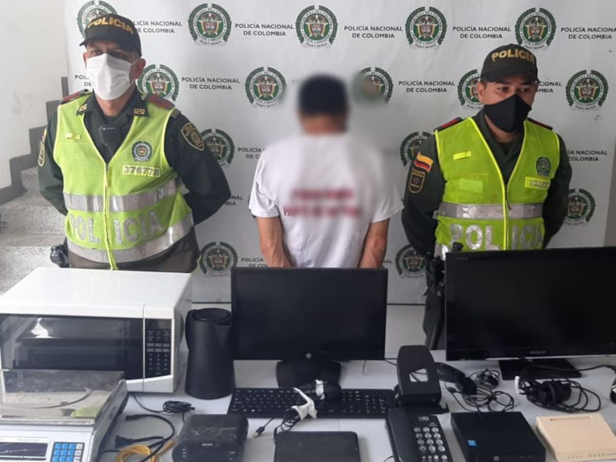 Capturan presunto ladrón de un Centro de Desarrollo Infantil de Villamaría