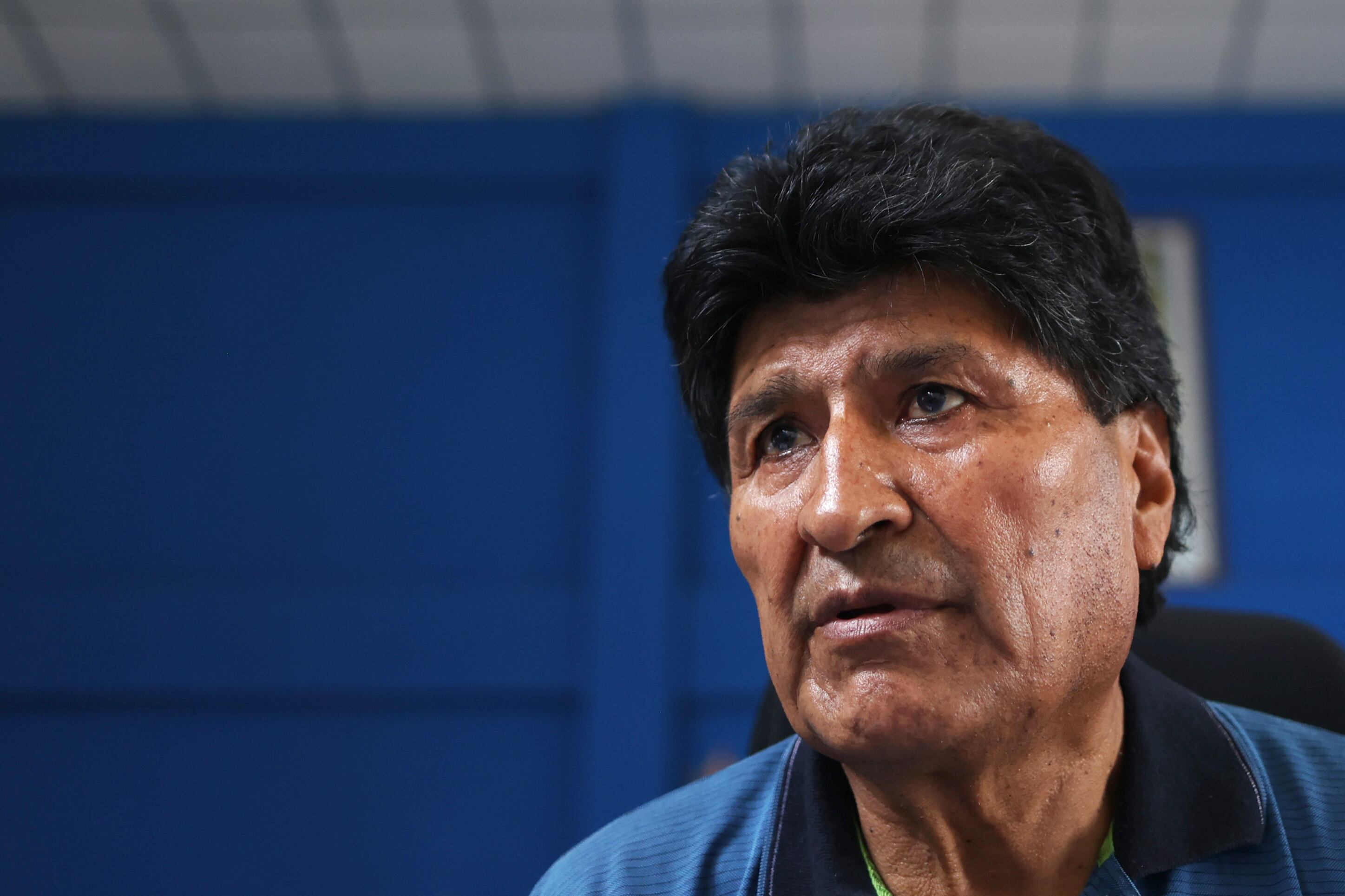 BOL01 LAUCA Ñ (BOLIVIA) 07-11-2024.- Fotografía fechada el 6 de noviembre de 2024 del expresidente Evo Morales (2006-2019), habla durante el quinto día de huelga de hambre iniciada por el exmandatario en Lauca Ñ (Bolivia).