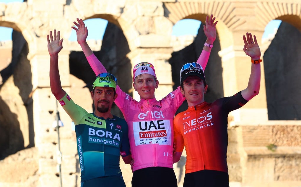 Podio del Giro de Italia / Getty Images