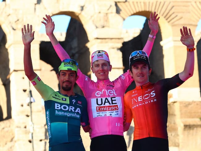 Podio del Giro de Italia / Getty Images