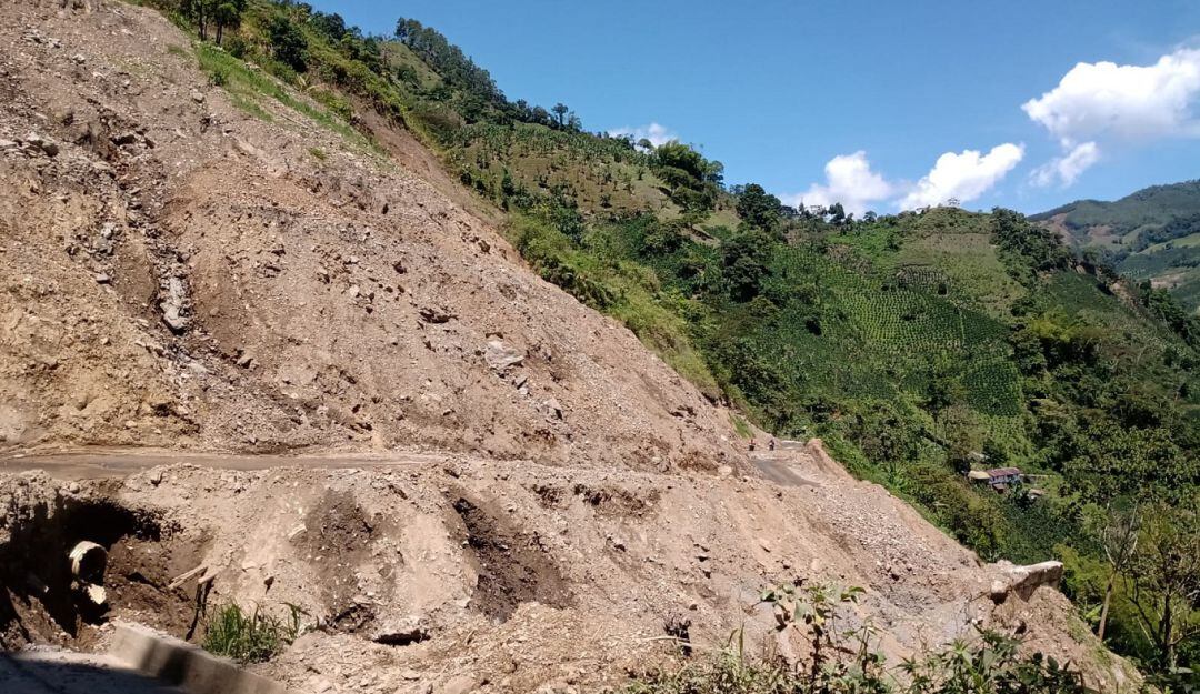 Deslizamiento en Buenavista