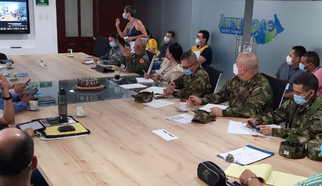 Autoridades analizaron orden público en el Caquetá 