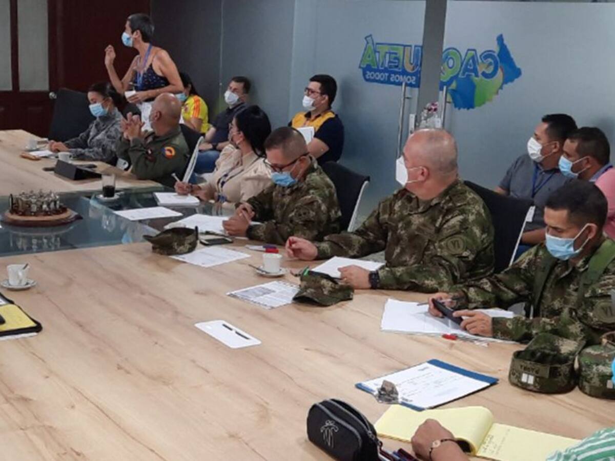 Autoridades analizaron orden público en el Caquetá