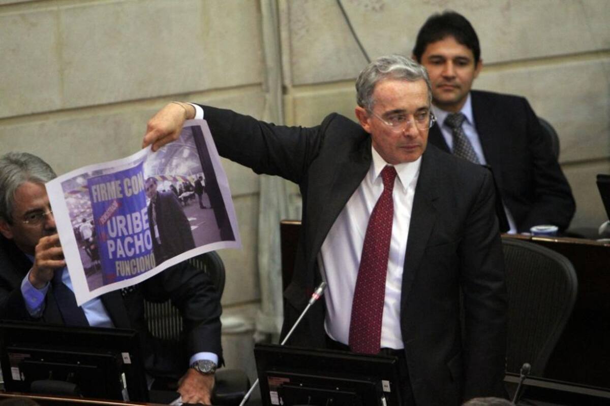 El senador del Polo Democrático Iván Cepeda fue el citante del debate en el Congreso donde pretende demostrar los nexos de Álvaro Uribe con ilegales.