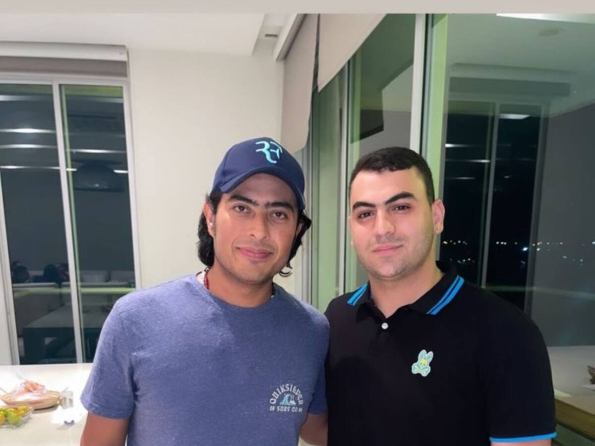 La polémica foto de Nicolás Petro y el hijo de Musa Besaile