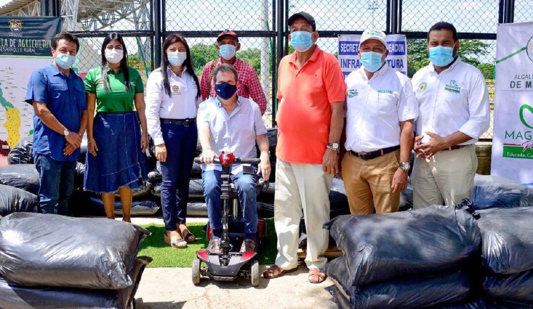 Los beneficiados fueron los pequeños productores que resultaron afectados por la temporada de lluvias