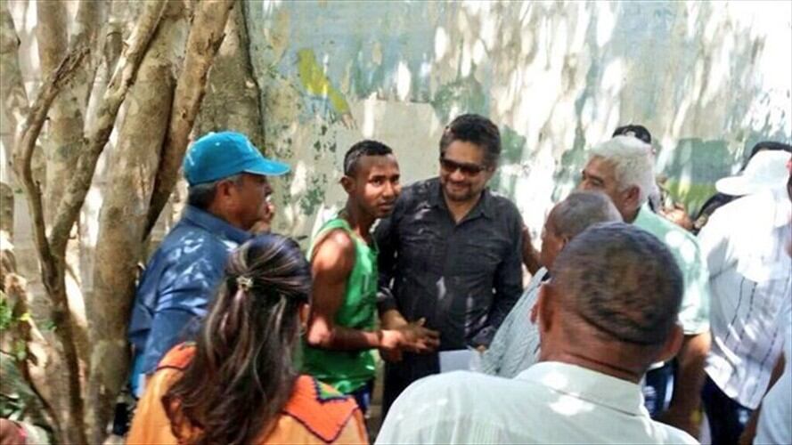 Alias Iván Márquez en La Guajira. Foto: @OIZuluaga | Twitter