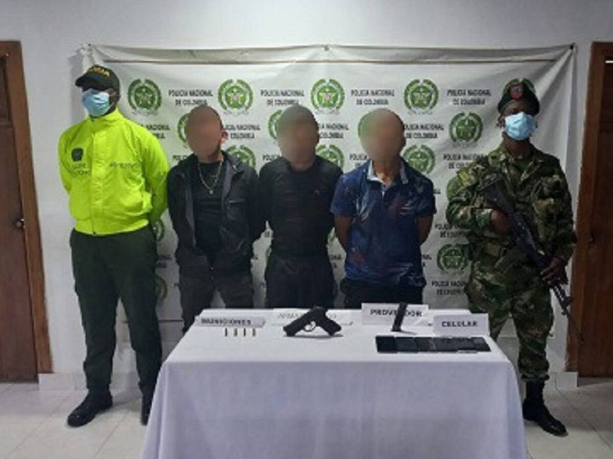 Capturan a tres integrantes Clan del Golfo en Puerto Libertador, Córdoba
