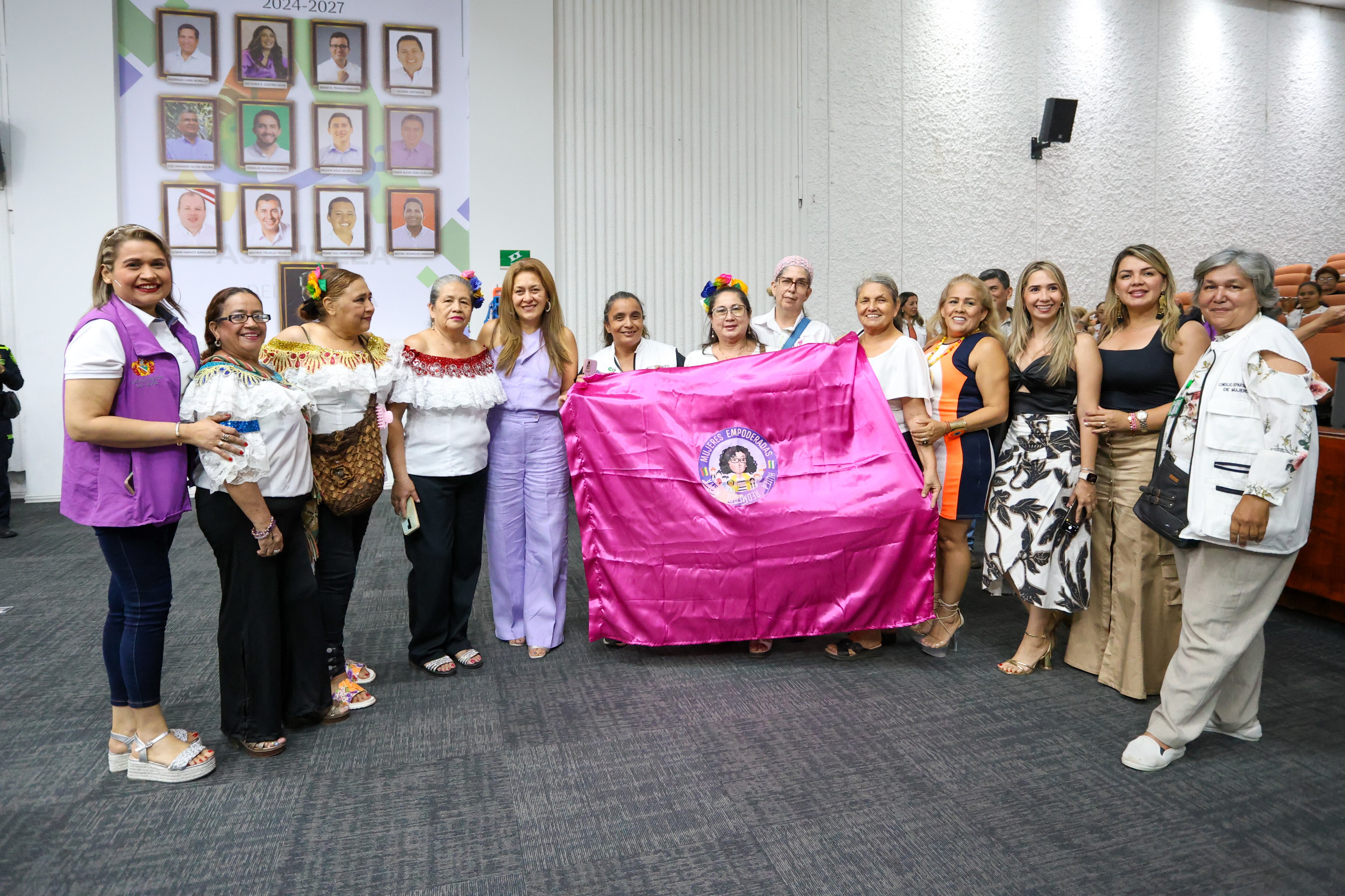 El lanzamiento de la estrategia "Huila Grande baila sanjuanero, sin miedo ni violencias basadas en género".  Foto Gobernación del Huila.