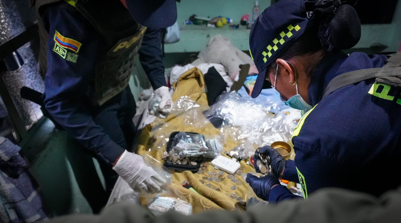 Operativo en centro de la ciudad deja siete capturados y más de 10 mil dosis de droga incautadas. (Foto: Policía Nacional y Secretaria de Seguridad)