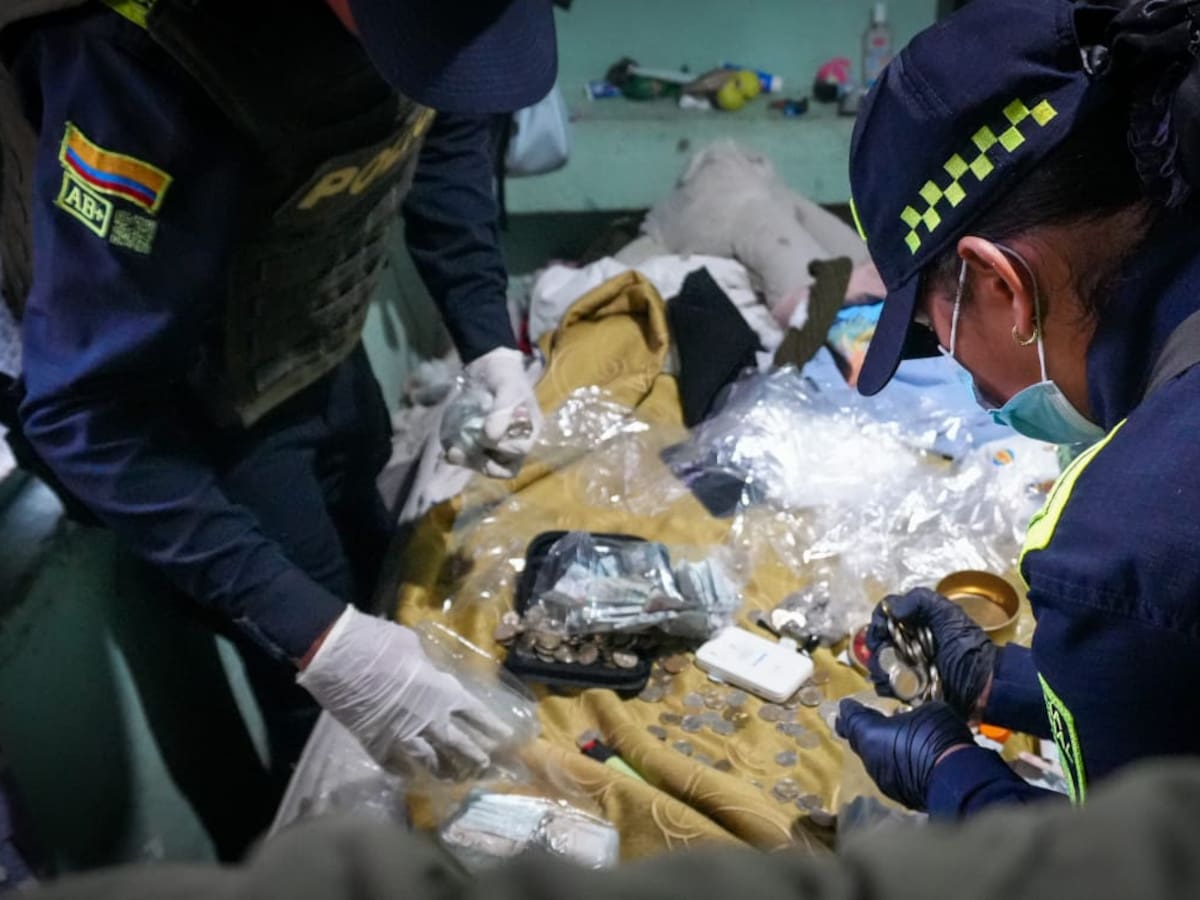 Operativo en centro de la ciudad deja siete capturados y más de 10 mil dosis de droga incautadas