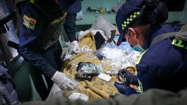 Operativo en centro de la ciudad deja siete capturados y más de 10 mil dosis de droga incautadas. (Foto: Policía Nacional y Secretaria de Seguridad)