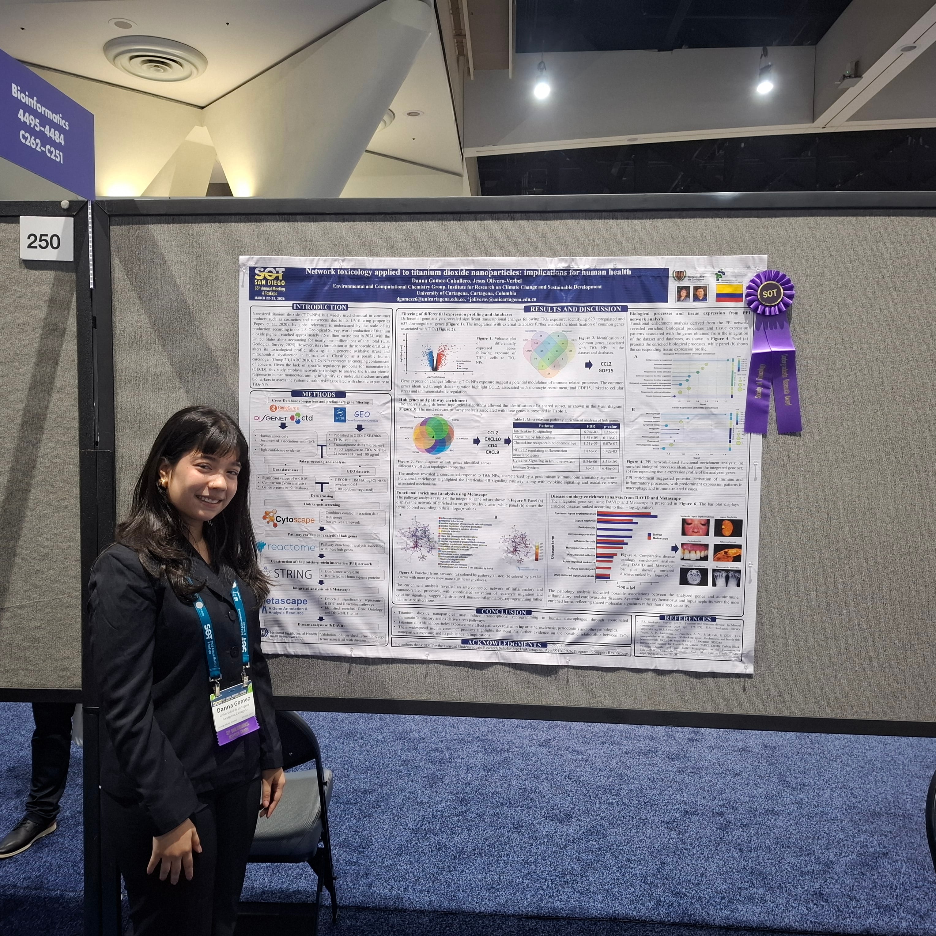 Dana Michelle Gómez Caballero, estudiante de quinto semestre del programa de Química Farmacéutica. // Universidad de Cartagena.