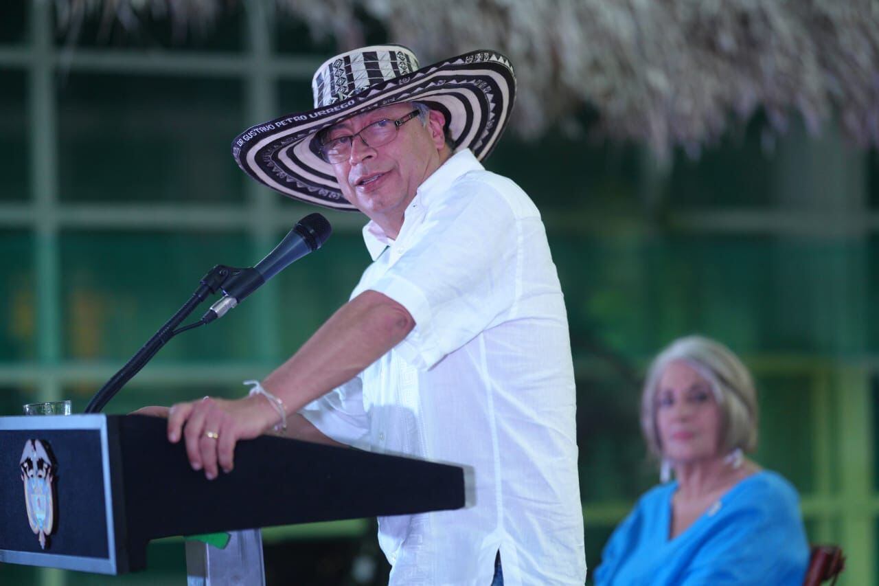 presidente Gustavo Petro en Montería. Foto: Presidencia.