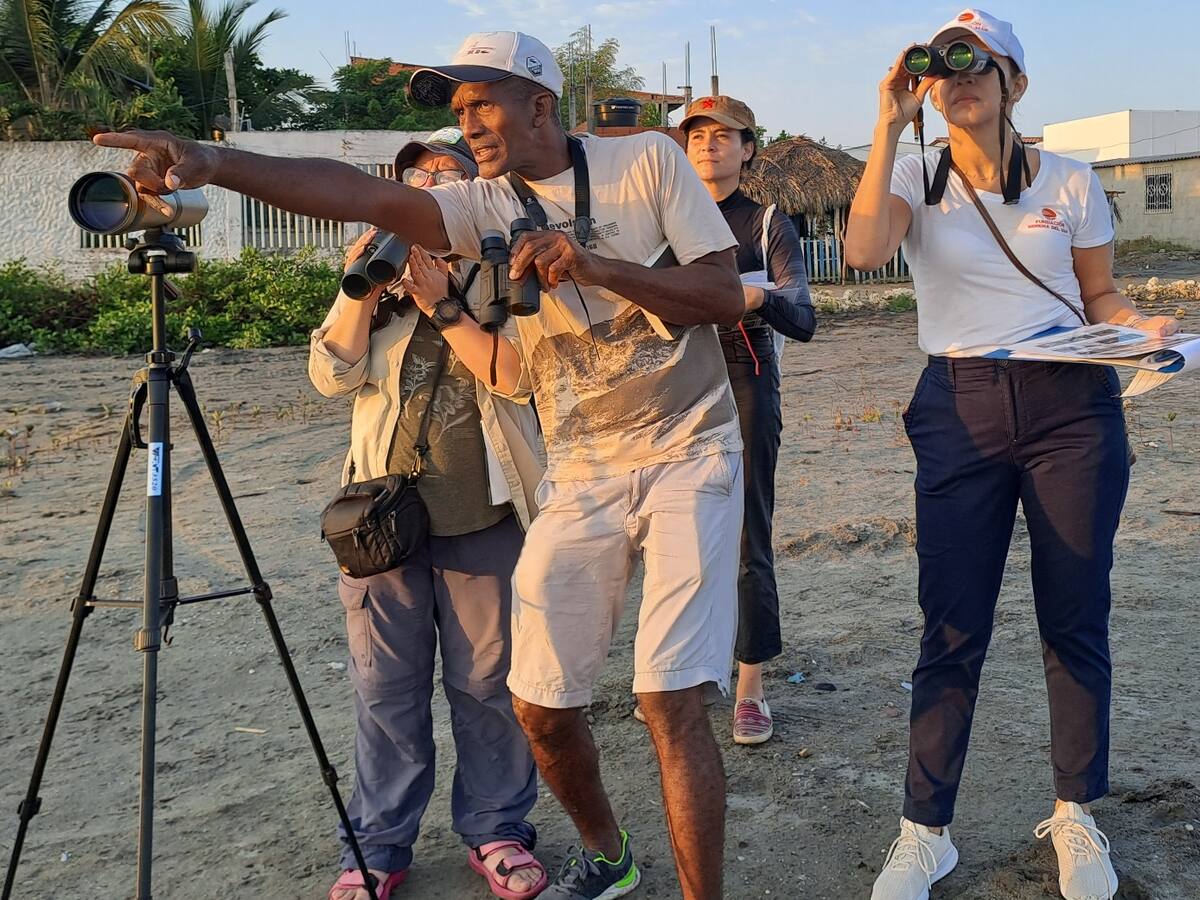 28 personas se reunieron al Norte de Cartagena para avistar y censar aves