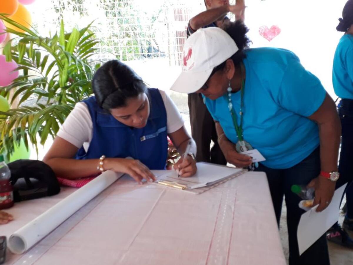 Fortalecen atención a víctimas de Las Palmas en San Jacinto, Bolívar