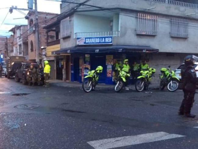 Policía allana la plaza más grande de vicio en Medellín