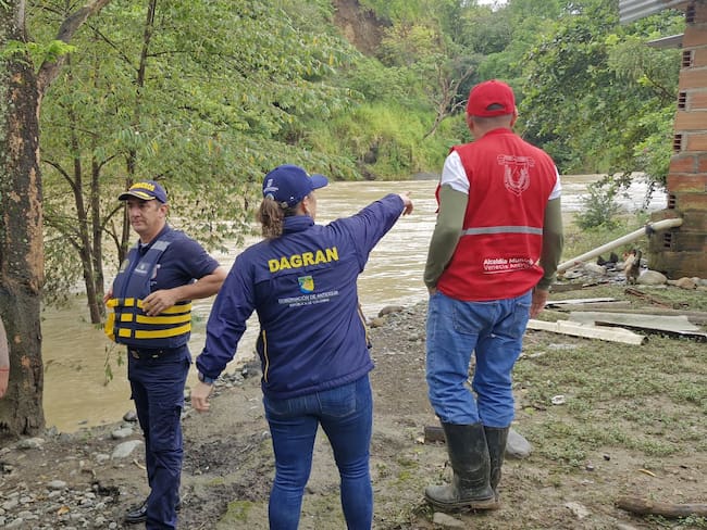 Aunque el riesgo de avenida torrencial disminuyó, se mantiene alerta por posibles inundaciones. Foto: DAGRAN