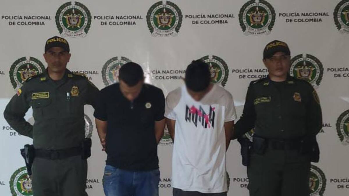 Capturan a dos hombres por robo de celular en la comunidad número 4 de Neiva
