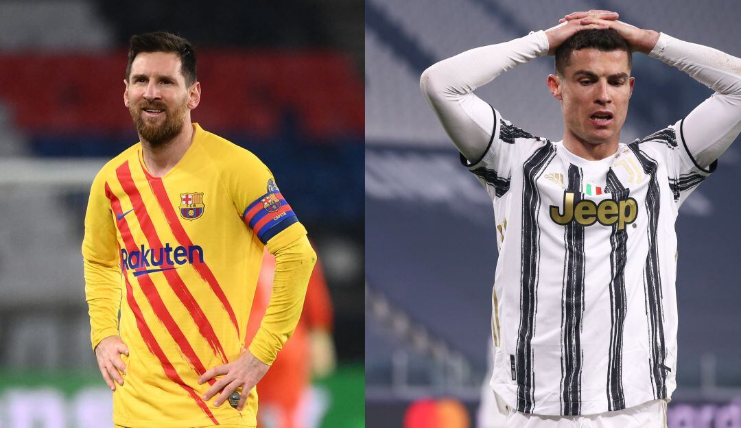Lionel Messi y Cristiano Ronaldo se quedan juntos por fuera de los cuartos de final de la Champions League tras 16 años.
