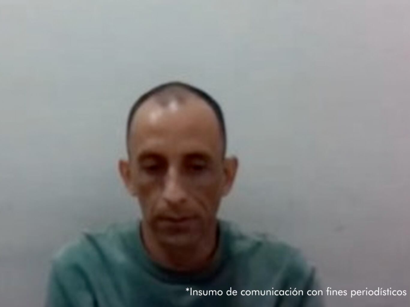 Luis Alberto Vásquez Machado durante la audiencia- foto Fiscalía