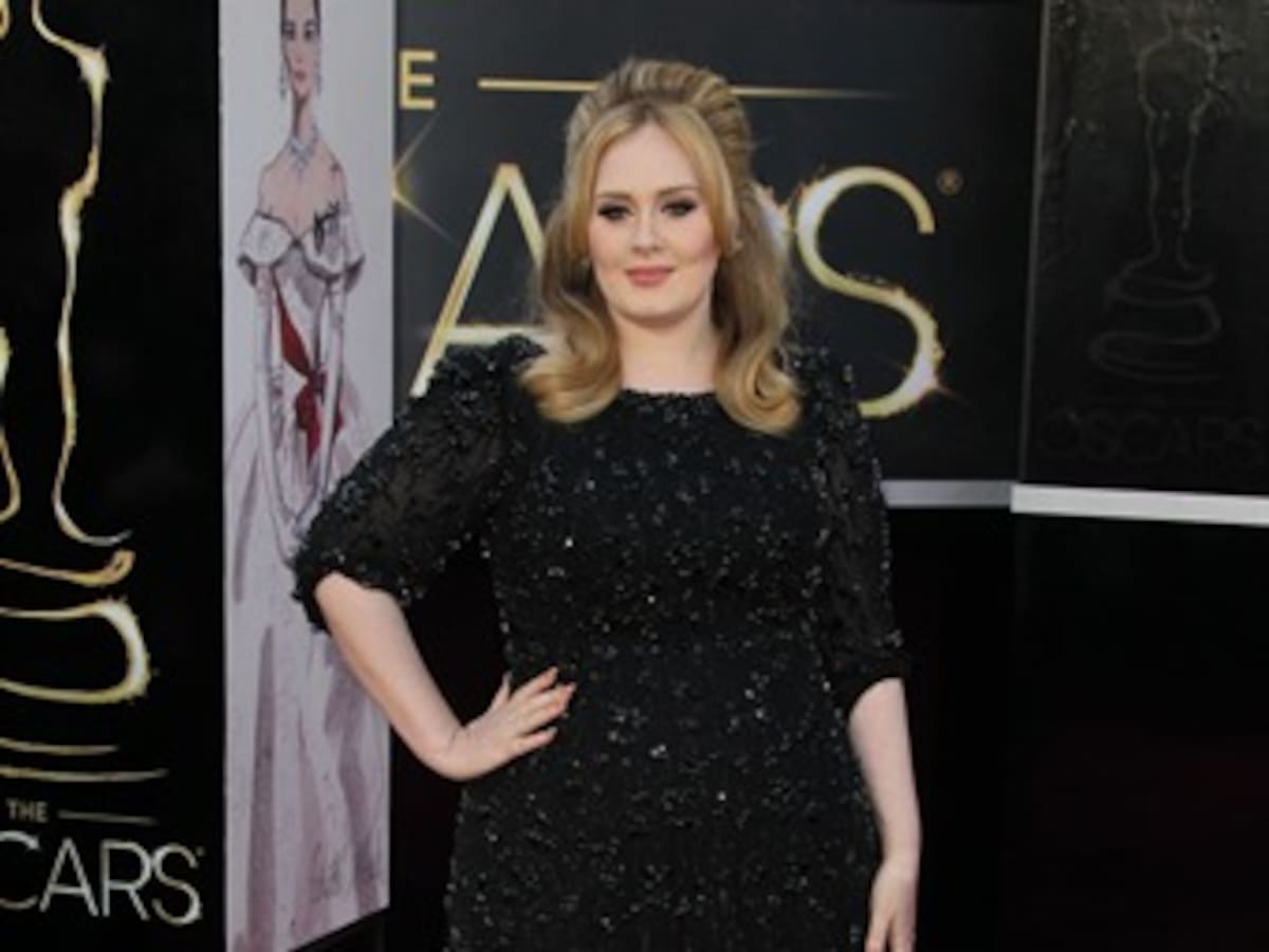 Adele graba un rap que nunca verá la luz