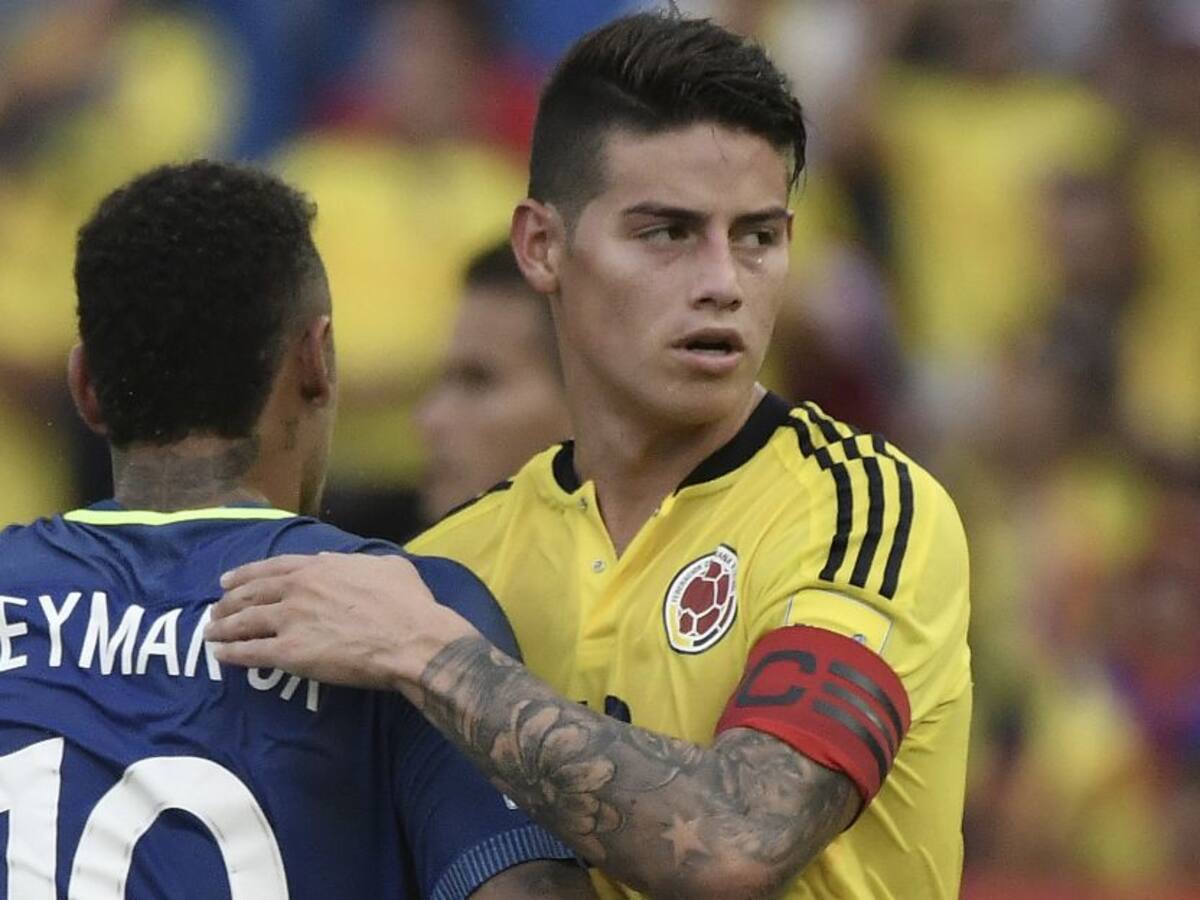 Los números de James enfrentando a Brasil