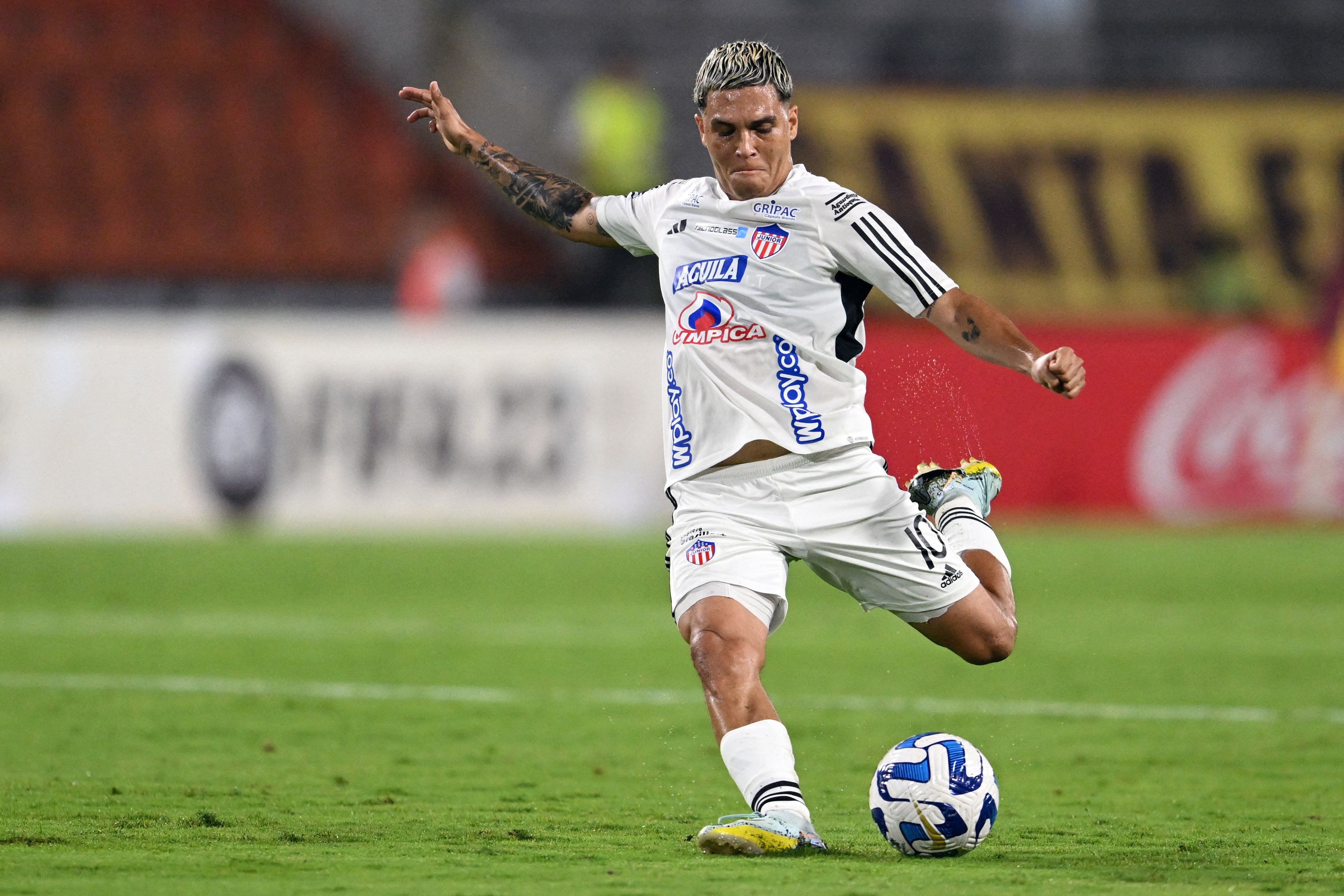 Juan Fernando Quintero, ex-jugador de Junior FC. (Photo by RAUL ARBOLEDA/AFP via Getty Images)