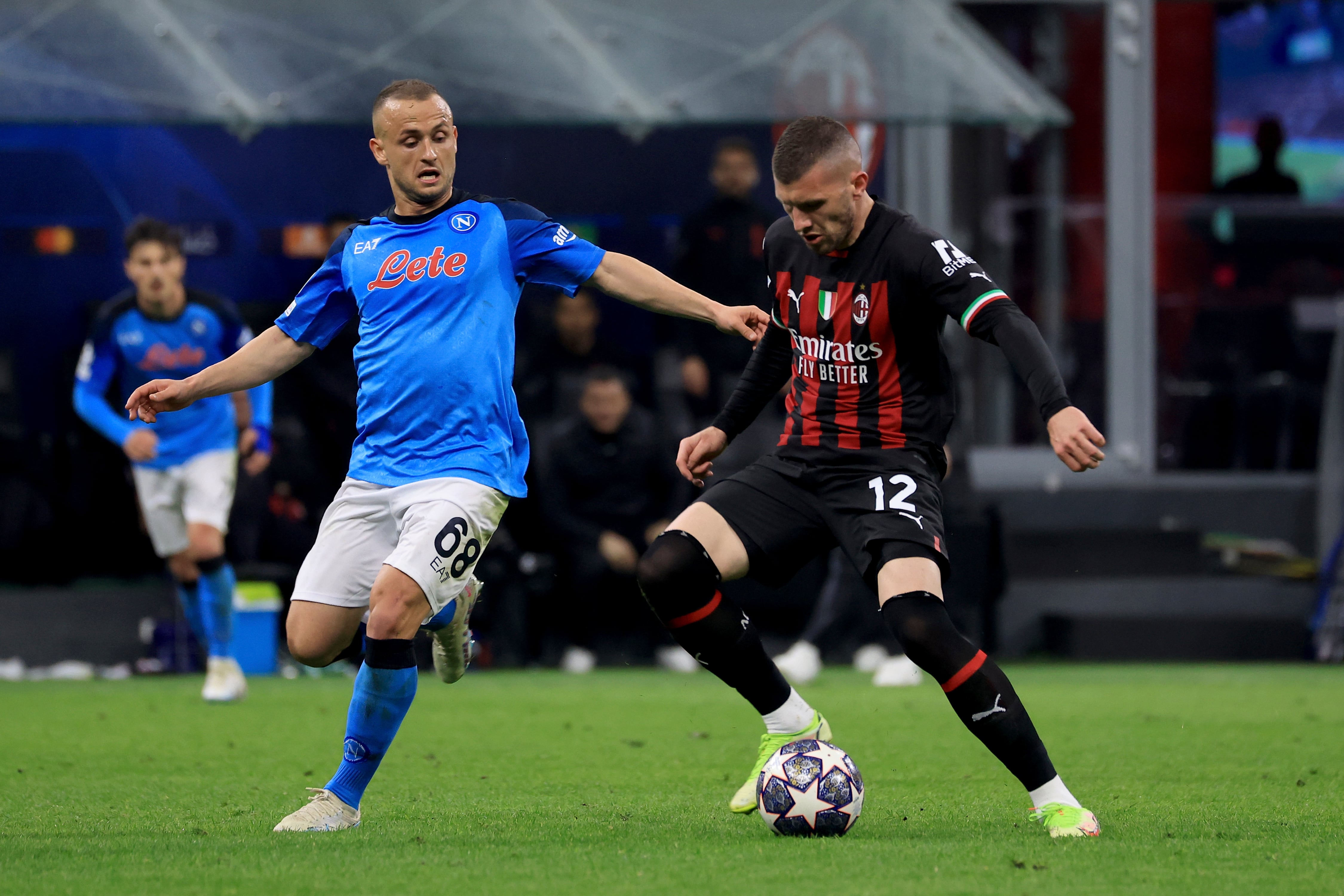Ante Rebic de AC Milan durante la UEFA Champions League. (Photo by Giuseppe Cottini/AC Milan via Getty Images)