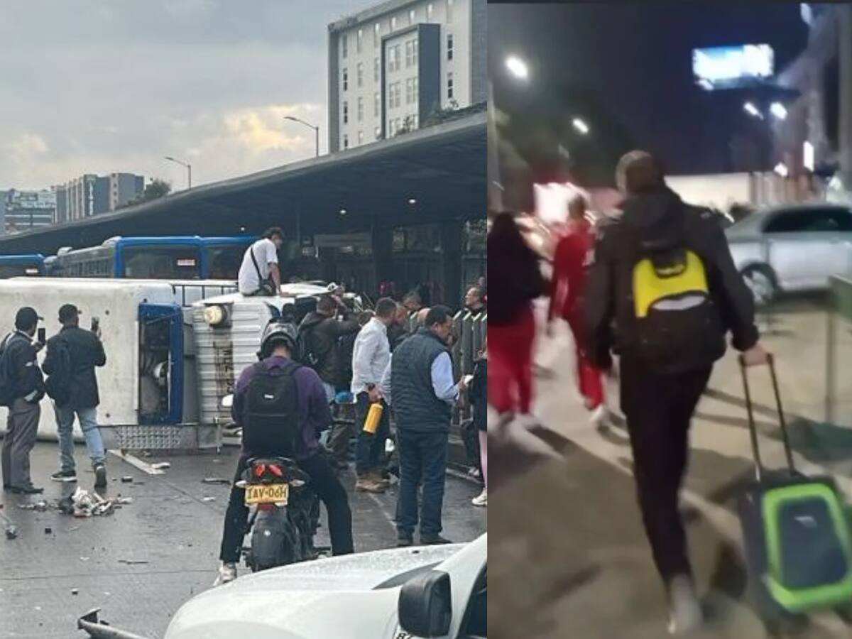 ¿Qué pasó con la atención del accidente en la Av. El Dorado? Denuncian más de 4 horas de trancón