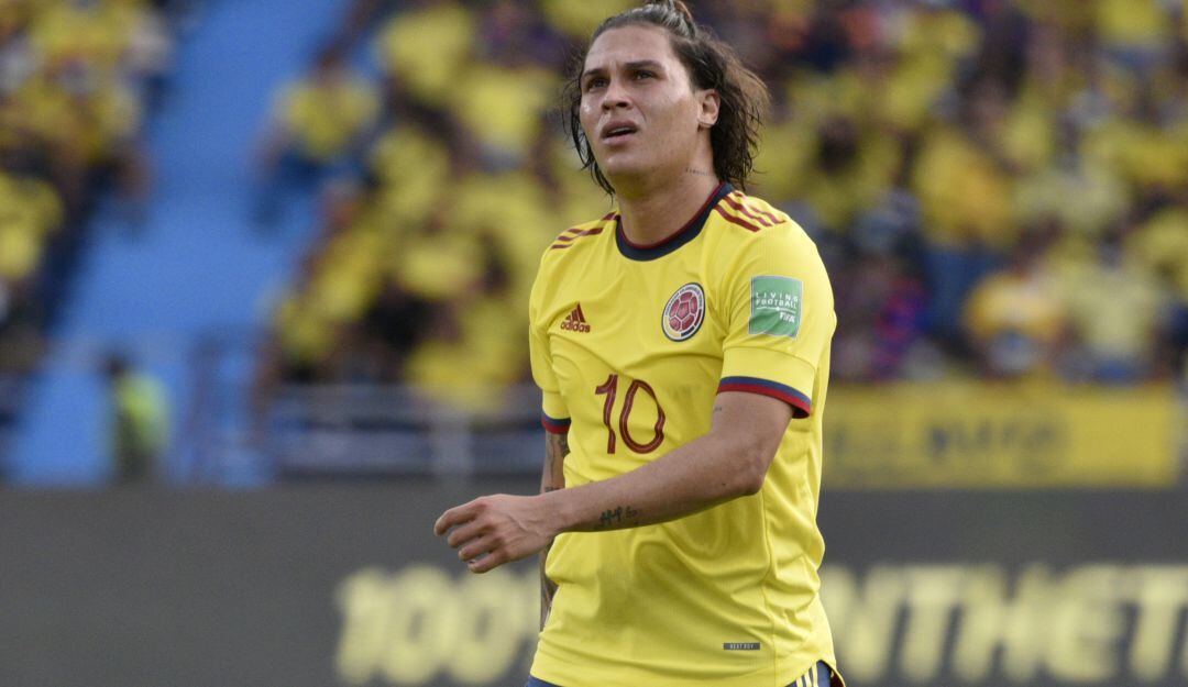 Juan Fernando Quintero con la Selección Colombia en 2021