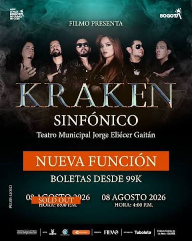La primera función agotó la boletería. Foto: Kraken