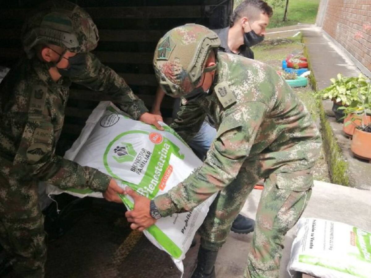 Con escolta llegó Bienestarina a Ibagué