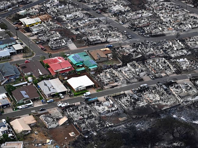 Efectos de los incendios en Hawái. 
(Foto:    PATRICK T. FALLON/AFP via Getty Images)