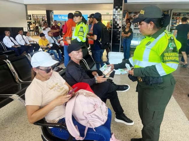 En Santa Marta 45 mil usuarios se movilizaron desde la Central de Transporte en este puente festivo/ Gobernación del Magdalena.