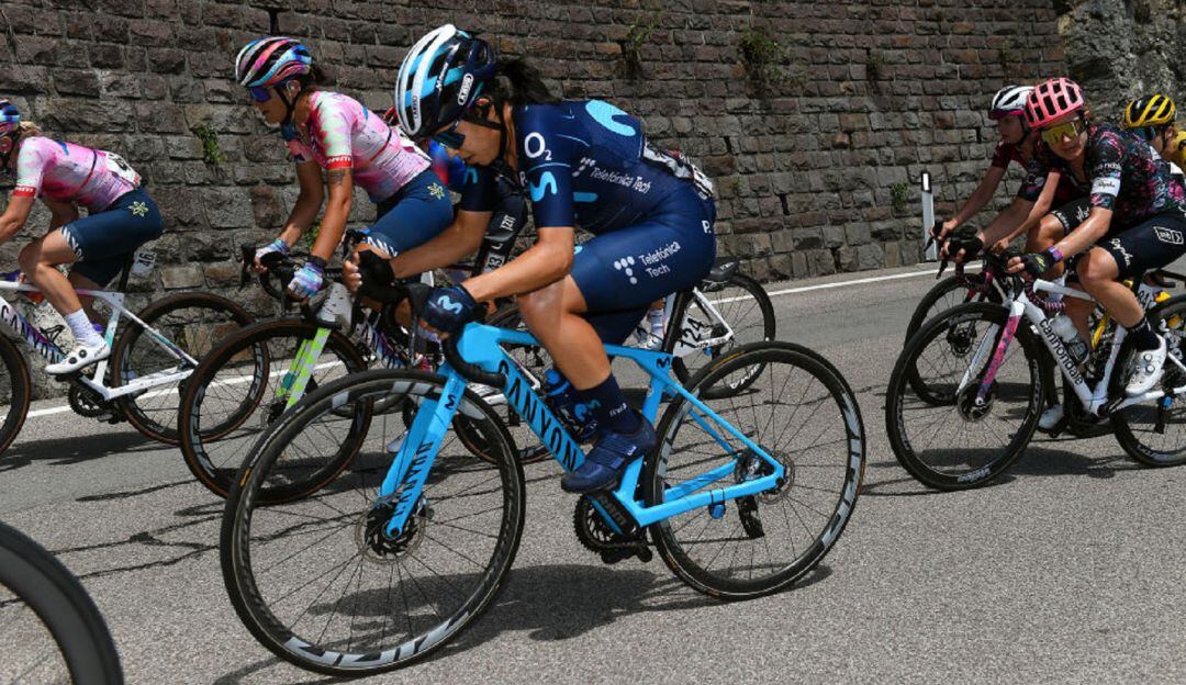 Paula Patiño, ciclista del Movistar Team