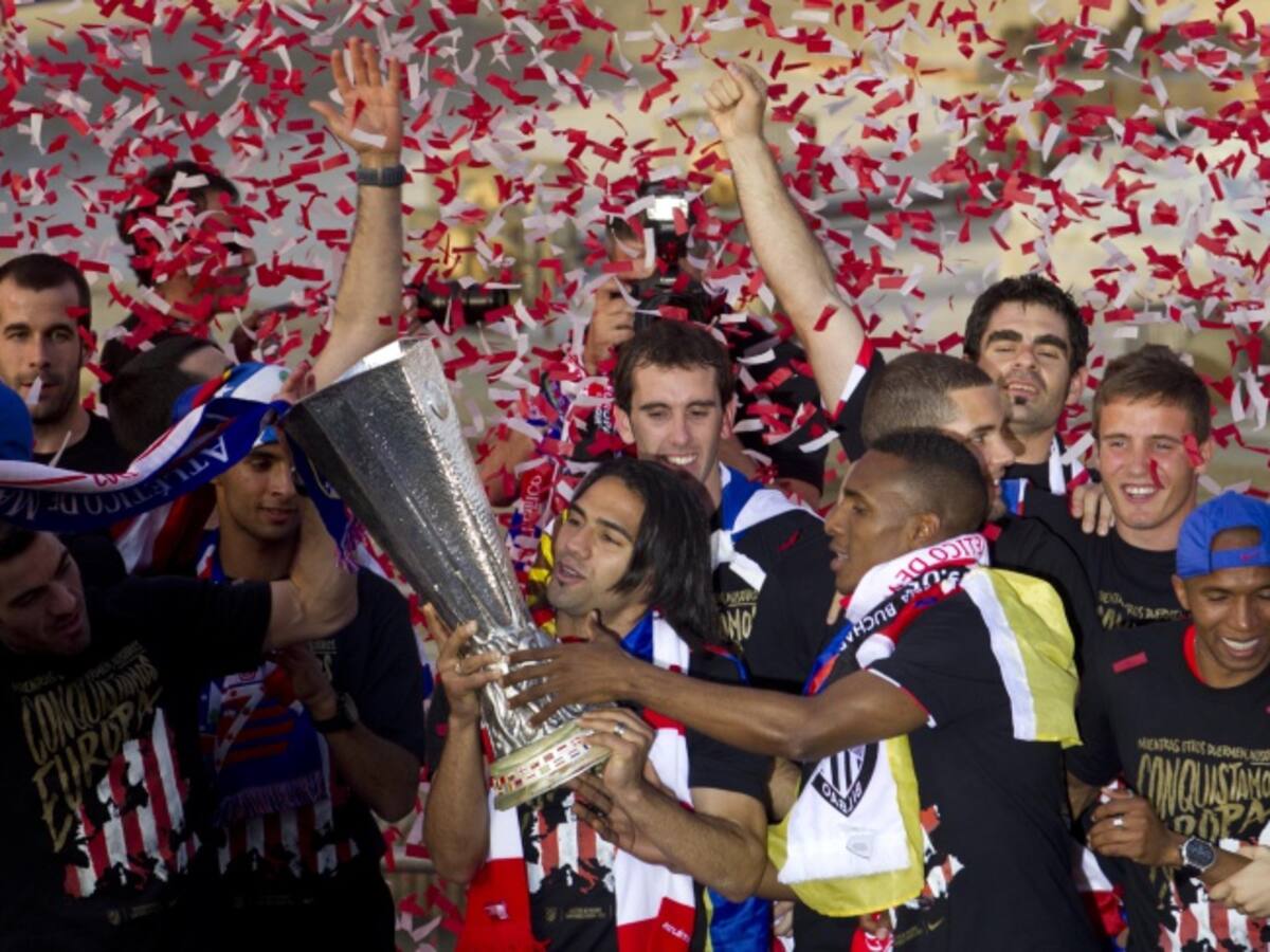 Hace 4 años Atlético ganó la Europa League con dos golazos de Falcao