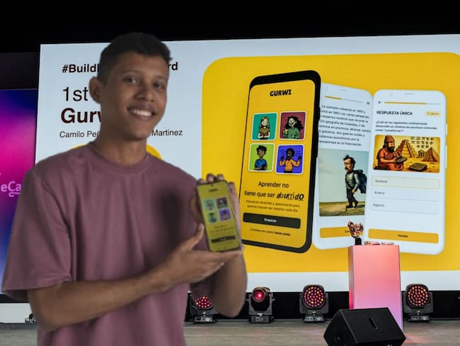 ‘Gurwi’, la app educativa creada por 2 jóvenes colombianos que brilló en Time Square pero busca apoyo