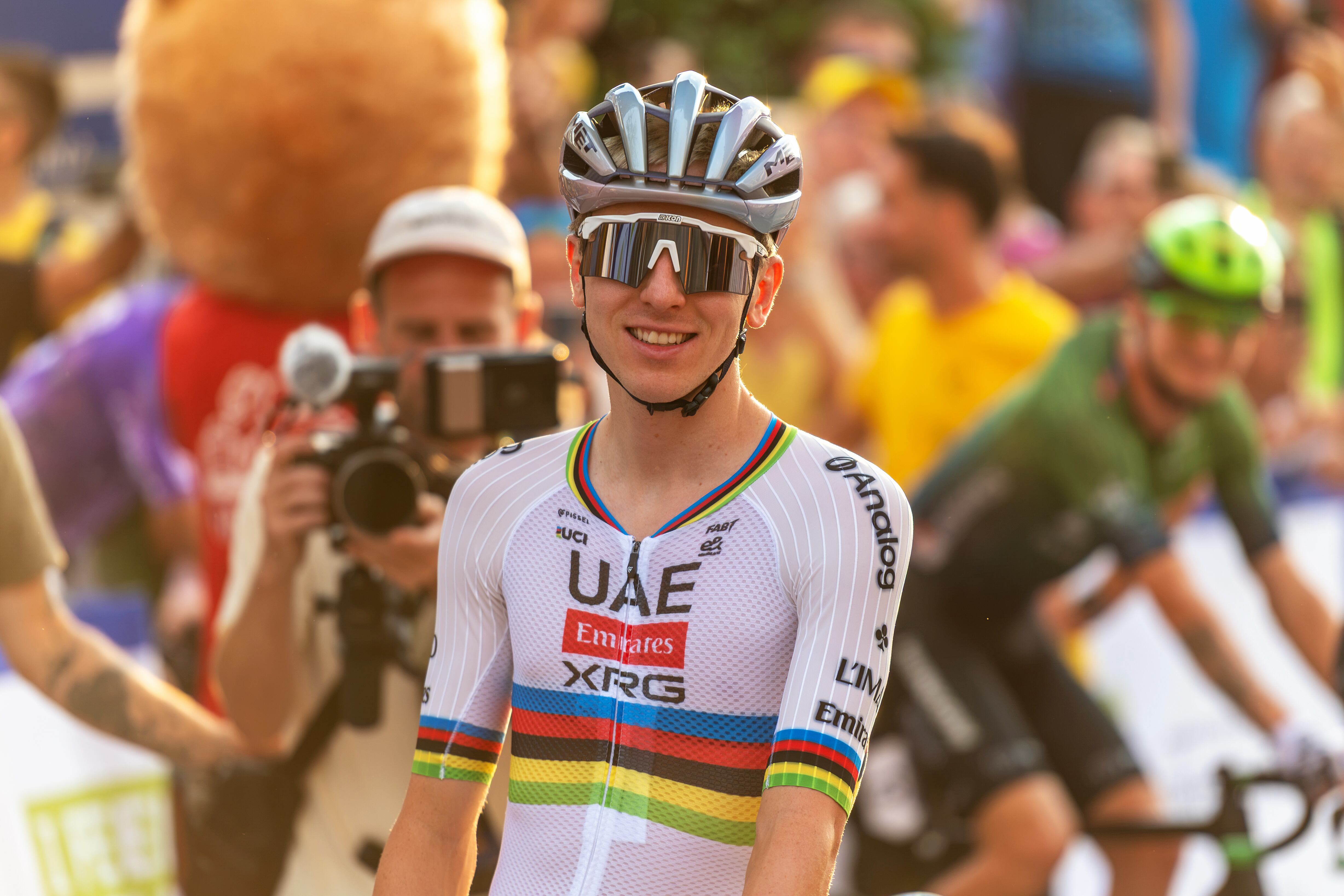 Tadej Pogacar, vigente campeón del Tour de Francia. (Photo by Andrej Tarfila/SOPA Images/LightRocket via Getty Images)