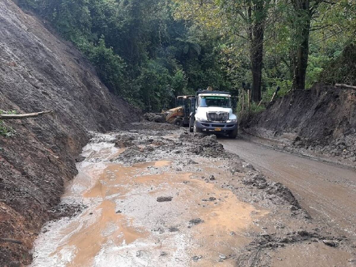 Por derrumbe están sin el servicio de gas domiciliario Aguadas y Pácora, en Caldas